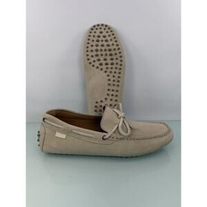 Oliver Cabell Beige Suede Driving Loafers 41 US 8 Pebble Sole Italian Luxury